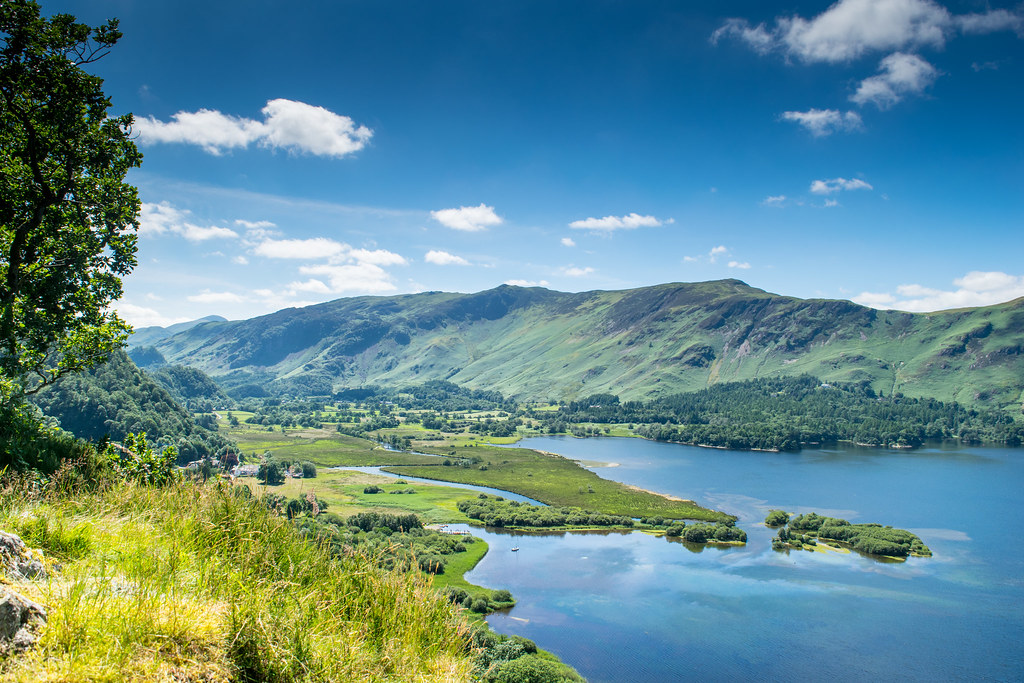 view of the lake district